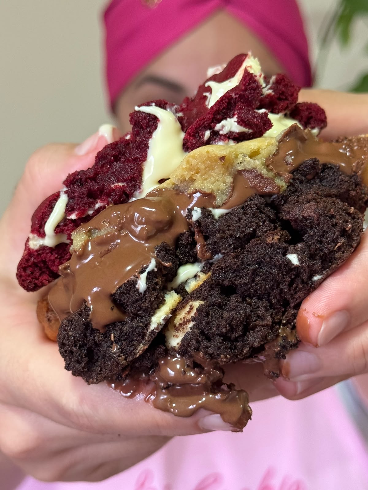 Cookies recheados produzidos pela Alessandra