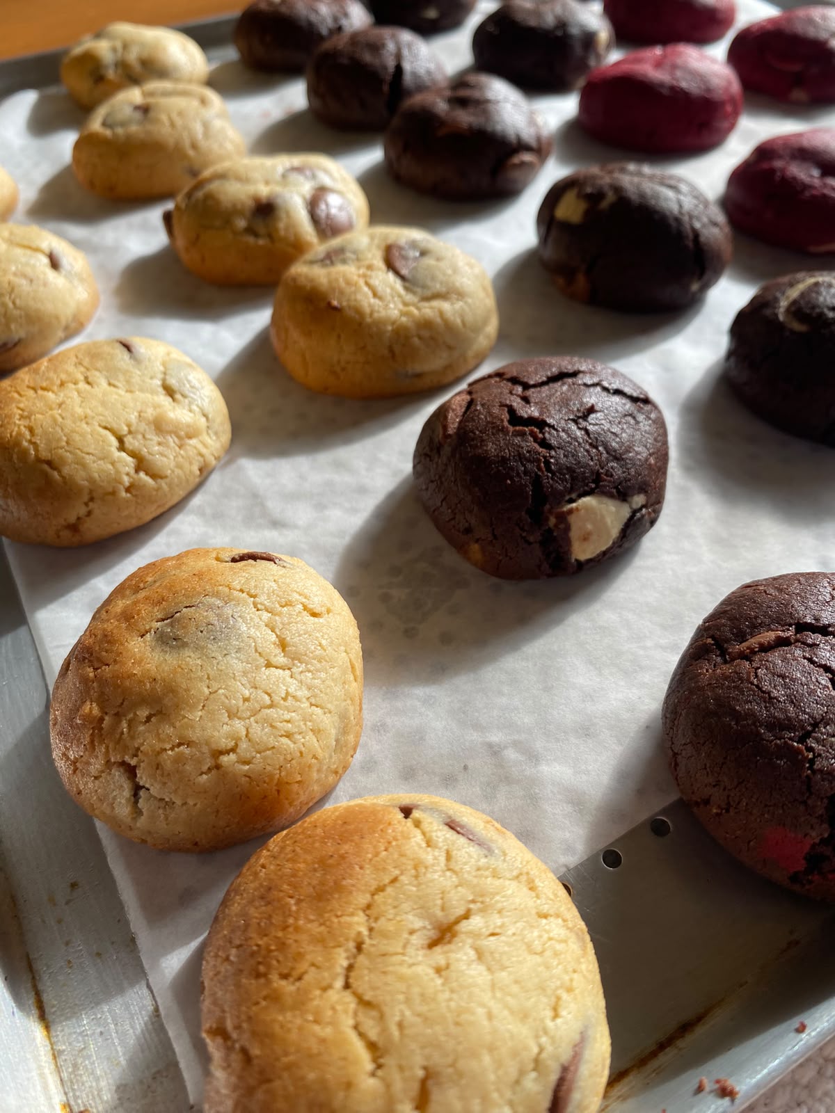 Massas de cookies