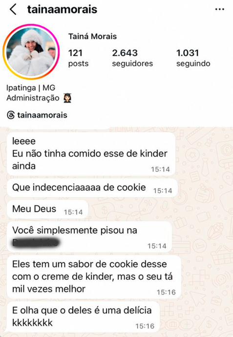 Depoimento real de cliente ou aluna
