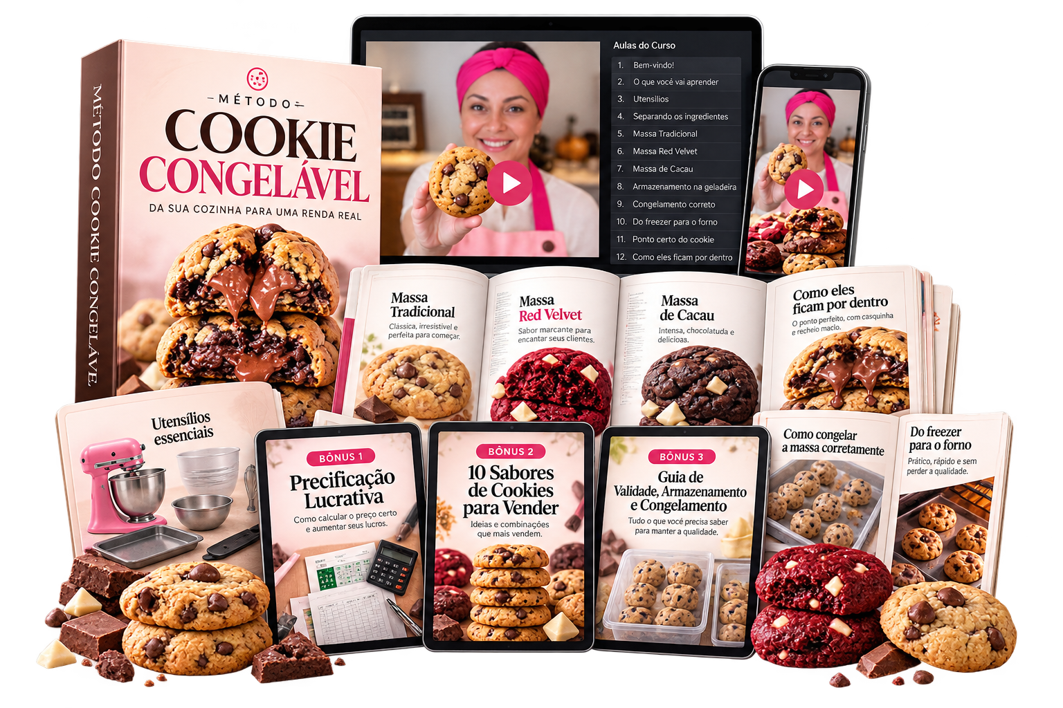 Método Cookie Congelável — curso em vídeo e bônus